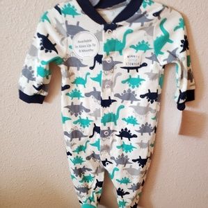 NWT! Carter's Dino Footie Sleeper
